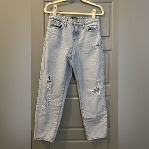 Express Light Blue Boyfriend Jeans